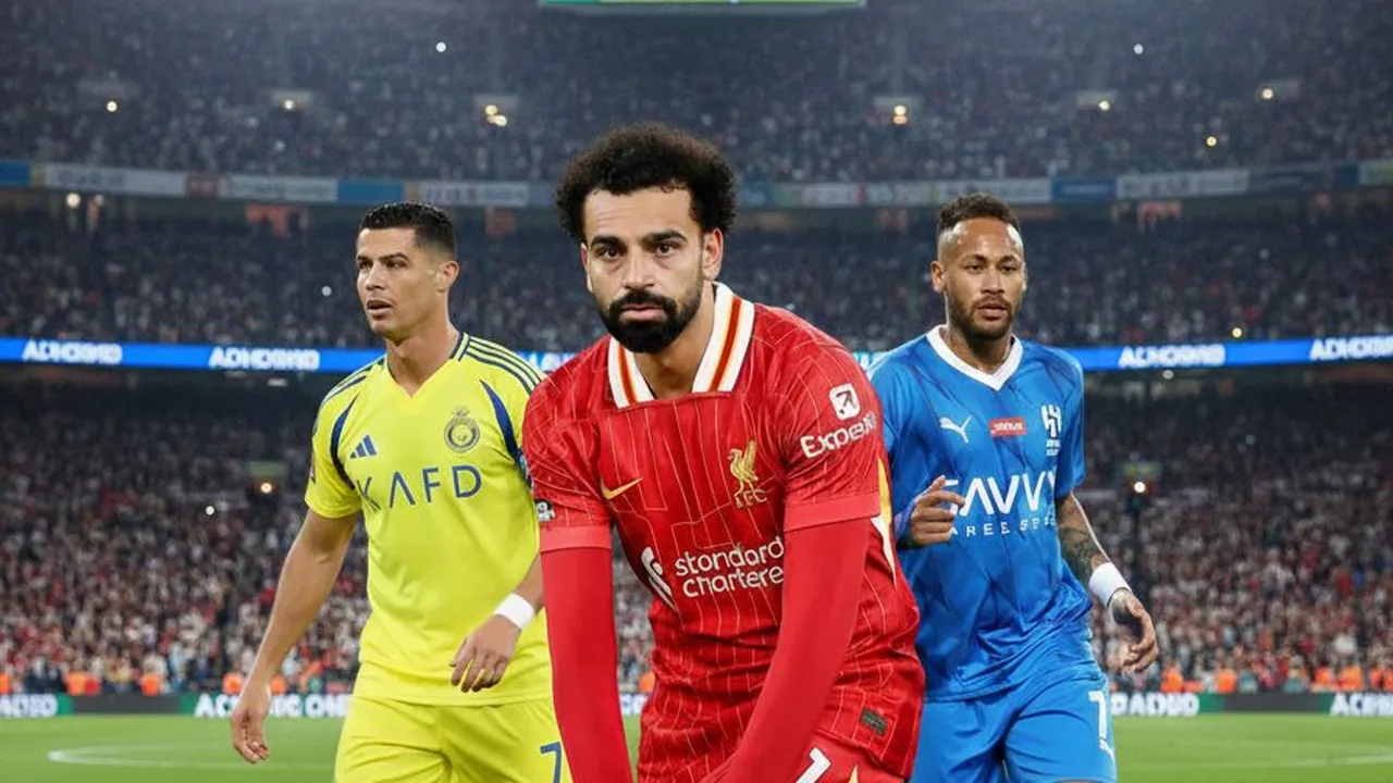 حقائق صادمة.. صلاح يفوق نيمار ورونالدو في جدل الصفقة السعودية